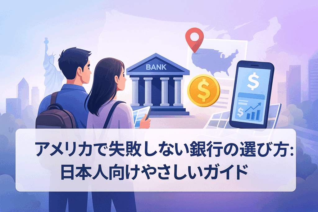 アメリカで失敗しない銀行の選び方：日本人向けやさしいガイド